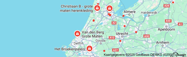 winkel met grote maten heren