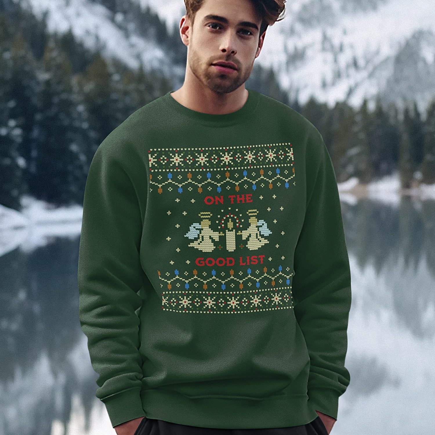 foute kersttrui heren xl