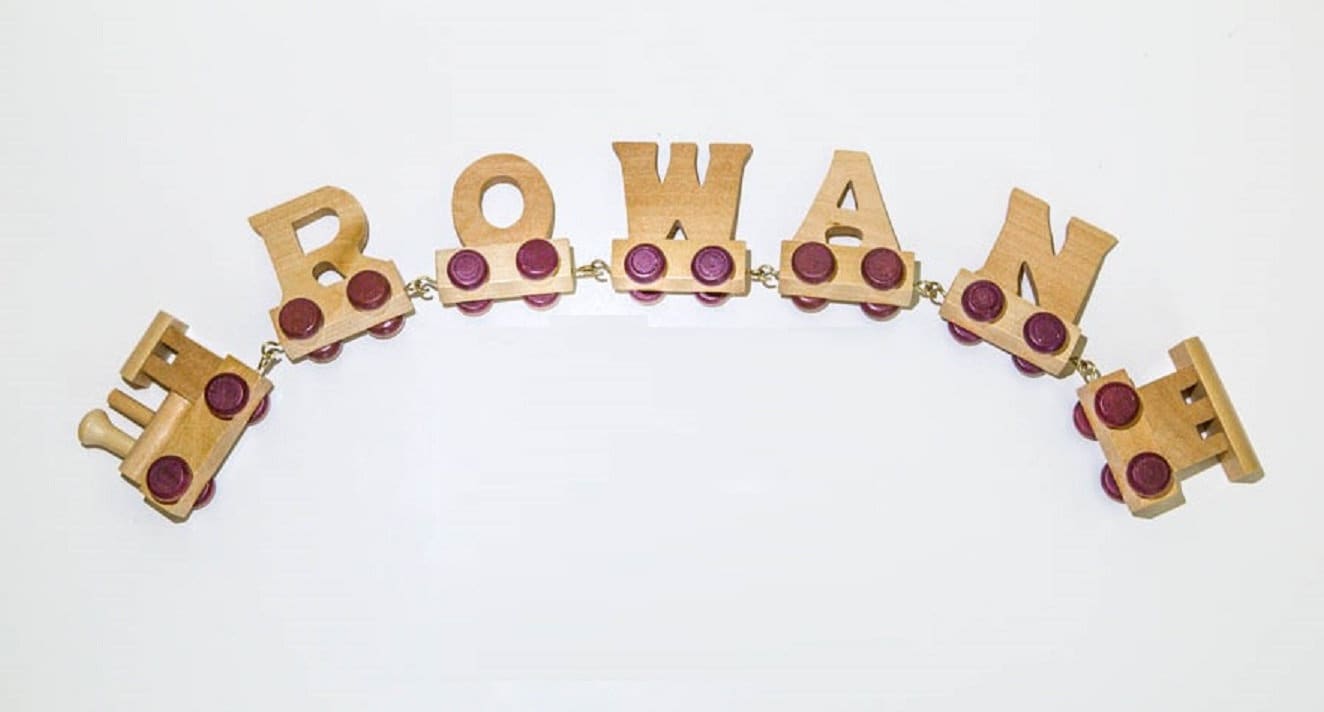 houten lettertrein hema